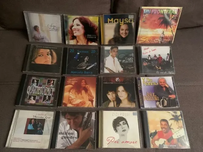 CDs Diversos : Maysa, Zizi Possi, Joana, Clara Nunes, Caio Mesquita e mais