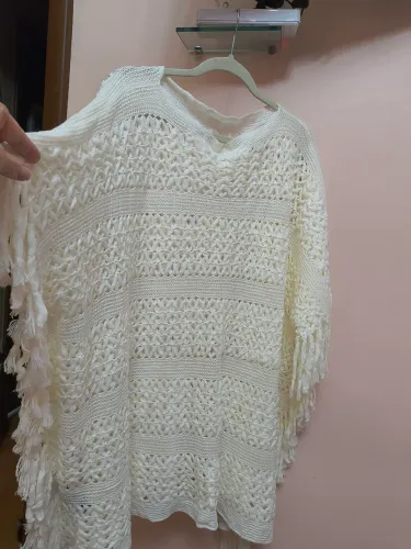 Poncho tricô off 