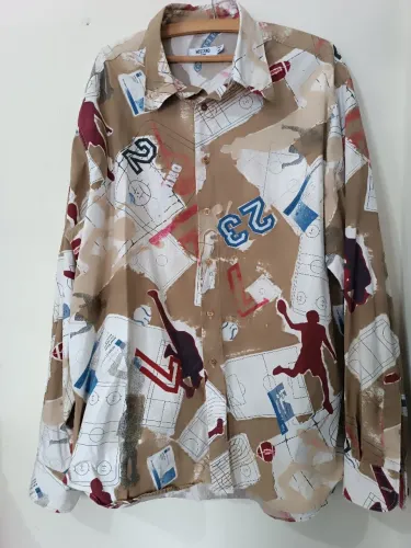 Camisa Masculina Social Moschino Italia
