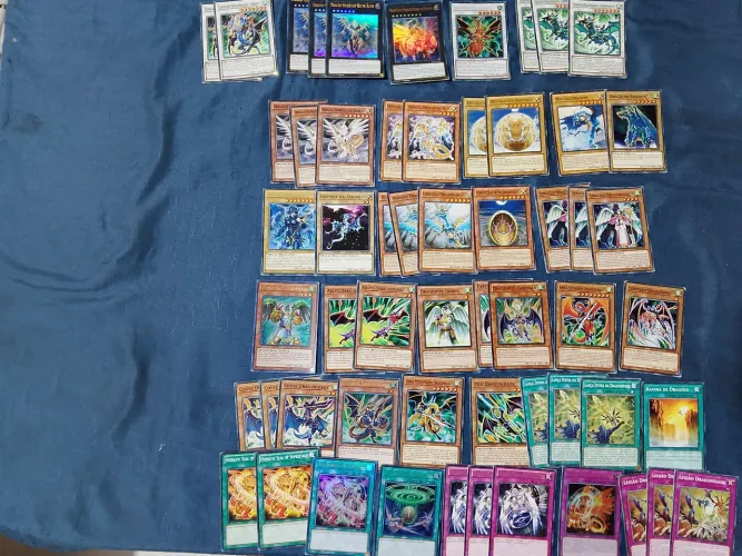 Yugioh!!! Deck Dragunity/hieratic Com 57 Cartas