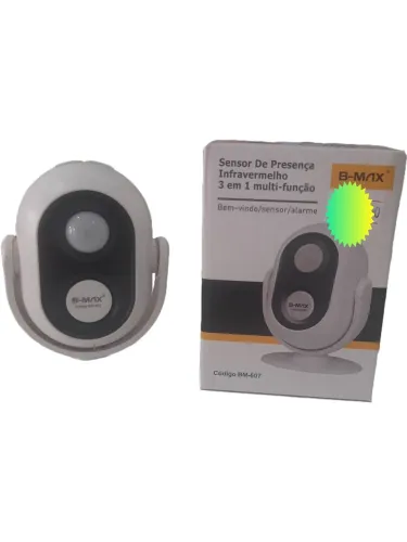 Sensor de Presença Infravermelho 3 em 1 B-MAX