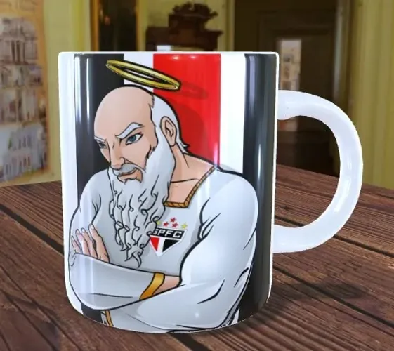Caneca Cerâmica Personalizada São Paulo 325ml - Beth Bazar e Personalizados