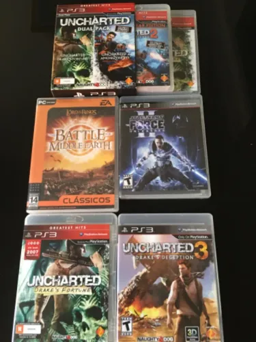 Jogos para PS 3 - 7 unidades