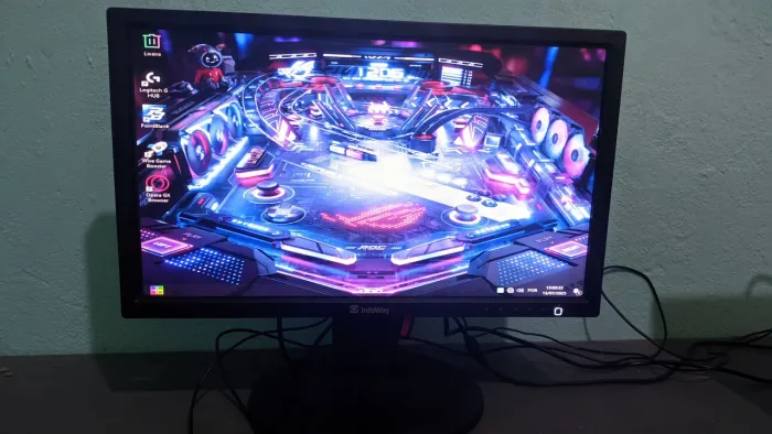 Monitor InfoWay - Tela Impecável 21P Simi novo top de qualidade 