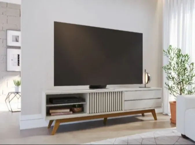 Bancada Veneza P/ TV até 75" Colibri Móveis DIVIDIMOS EM ATE 10 X SEM JUROS 