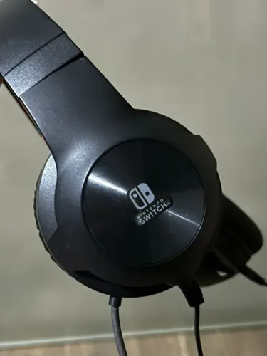 FONE DE OUVIDO COM FIO + HEADSET HORI NINTENDO SWITCH ORIGINAL 