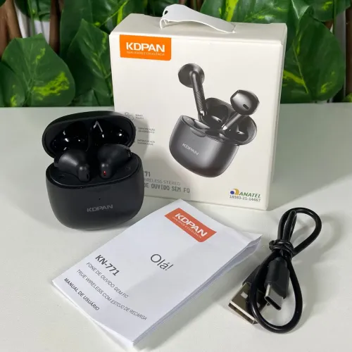 Fone Bluetooth KDPAN KN-771 para Chamadas e Músicas<br>