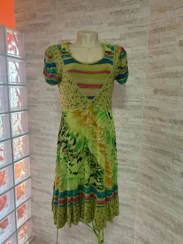 vestido alpharrabio estilo boho chique tamanho P