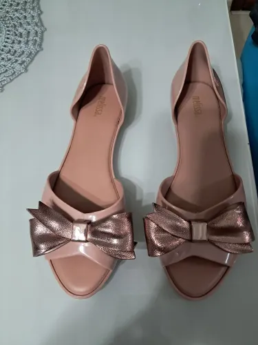 Sandália Melissa Rosa com Laço