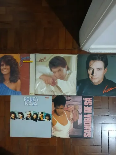 Discos Vinil usados de artistas variados da MPB