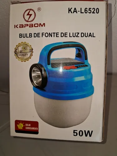 Bulb fonte de Luz Solar 50 w