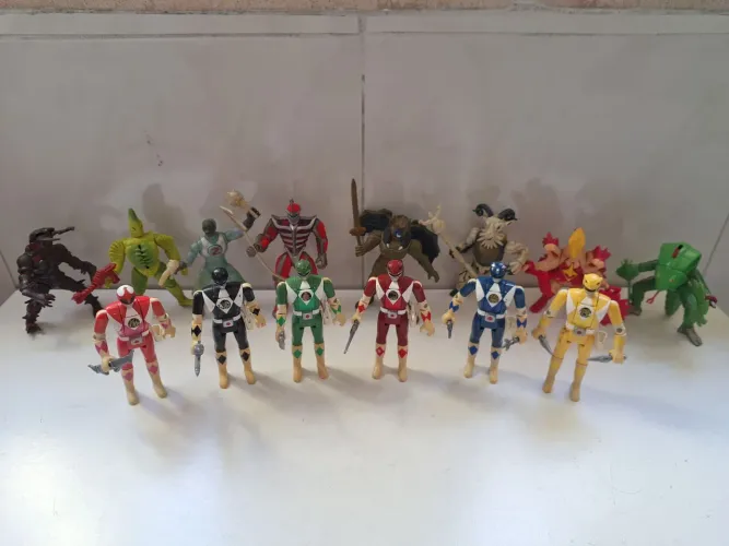 Coleção Power Rangers Clássicos Original Bandai 1993