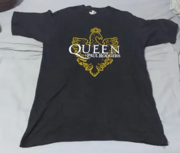 Camisa Queen e Paul Rodgers Rock - Tamanho G