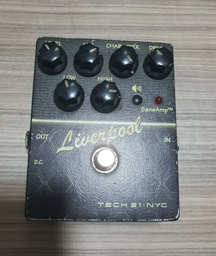 Pedal Liverpool (simula Vox) Sansamp Tech 21 Made in Usa