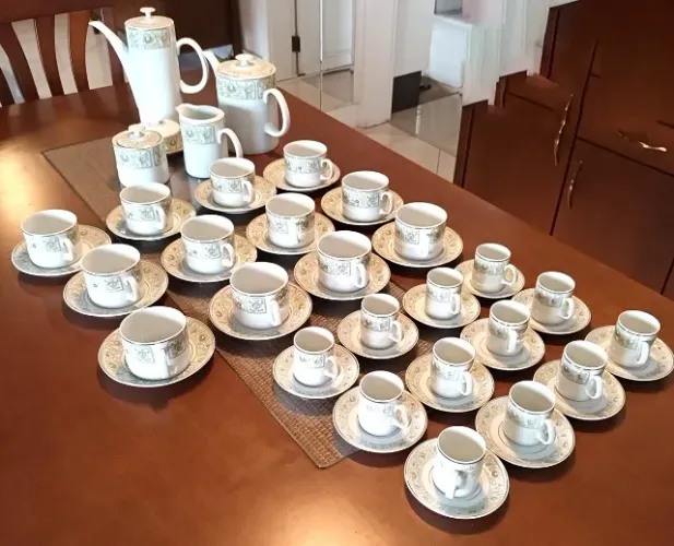 Jogo Porcelana Jantar Antigo Steatita
