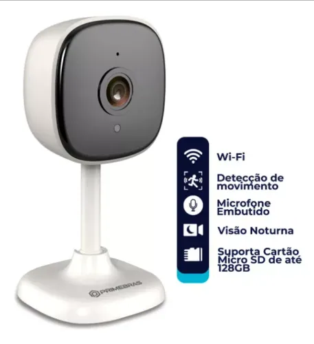 Camera Inteligente Wifi  2mp Fullhd Primebras Suporte Alexa