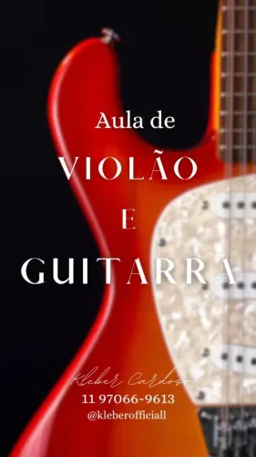 Aulas de violão e guitarra