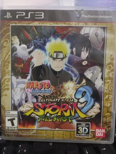 Naruto Shippuuden ultimate ninja storm Full Burst 3 PS3 