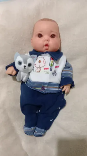 Boneco reborneado bebê menino