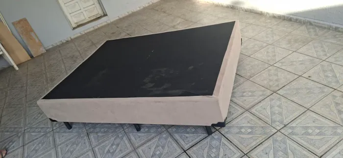 Box cama colchão Queen