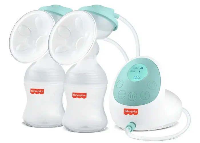 Bomba Tira Leite Elétrica Dupla Fisher-Price Recarregável USB