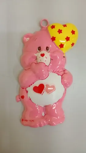 Enfeite de Festa Vintage Ursinhos Carinhosos Anos 80 Casca de Ovo dv00382