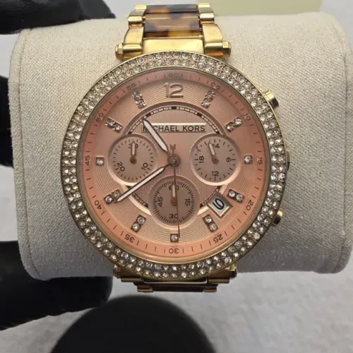 Relógio Michael Kors MK5538 Feminino Rose Gold Cronógrafo 39mm Original
