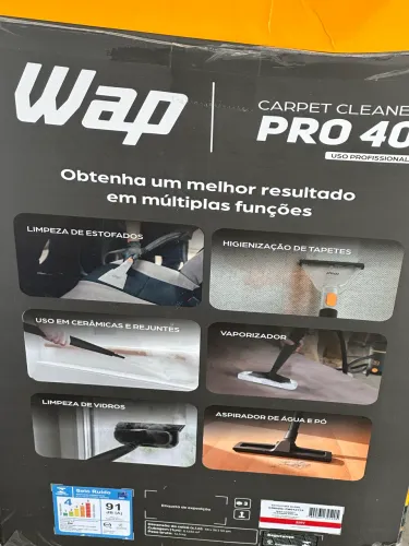 Aluguel - Extratora profissional wap barril carpet Cleaner pro 40