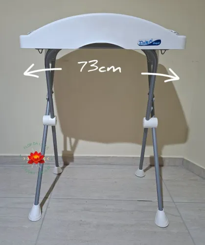 Trocador de Bebê Burigotto com Suporte para Banheira (Mod.Tchibum)*Não Acompanha Banheira*