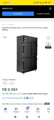 Geladeira refrigerador 4 portas frilux