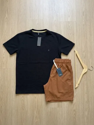 Kit camisa premium e bermuda linho