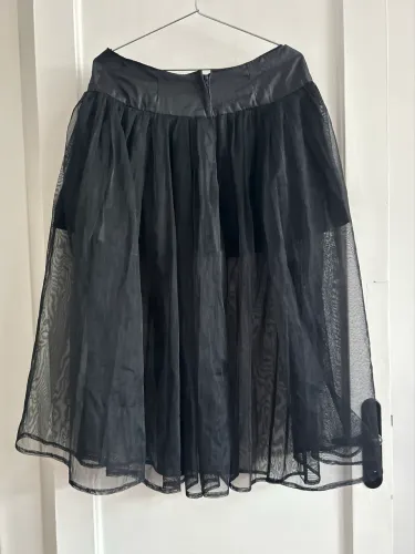 Saia de tule preta 