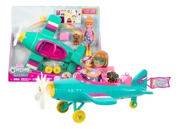 Barbie Chelsea Piloto de Avião da Mattel nova