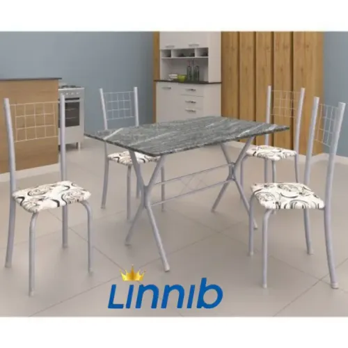 CONJUNTO MESA DANY 1.20m PAGAMENTO SOMENTE NA ENTREGA VENHA PARA LINNIB