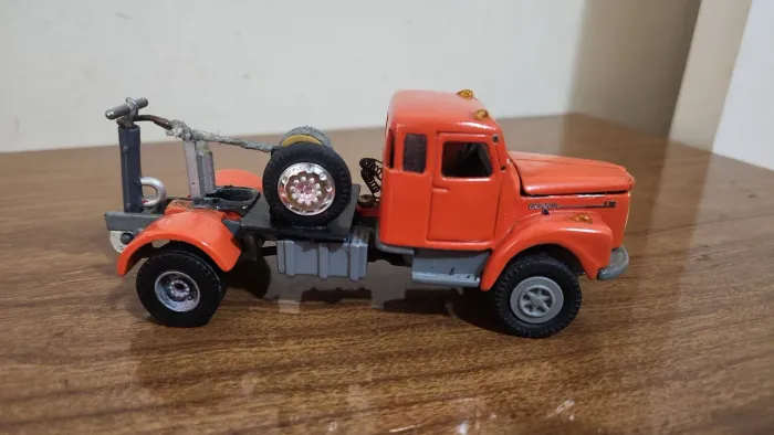 Miniatura Caminhão Carreta Scania 111 Jacaré Não Arpra Escala 1/50