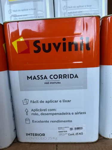 Massa corrida Suvinil, 25 kg 