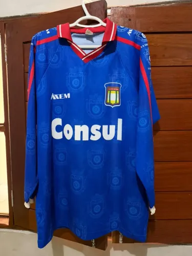 Camisa São Caetano 1999 Atem Consul Nº 3 Manga Longa Original Vintage