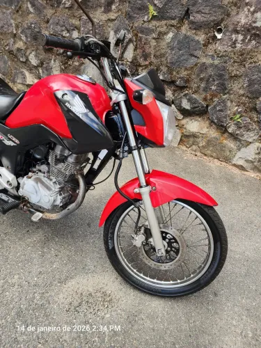 CG 150 2015 partida e freio à disco.