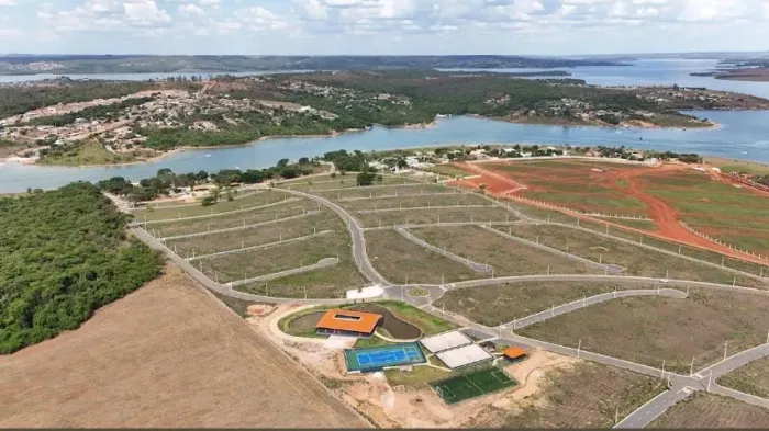 ÁGIO Lote Condomínio fechado Aurora do Lago no Lago Corumbá IV, Abadiânia-GO