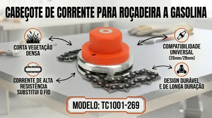 TRIMMER PARA ROÇADEIRA A GASOLINA TC1001-269
