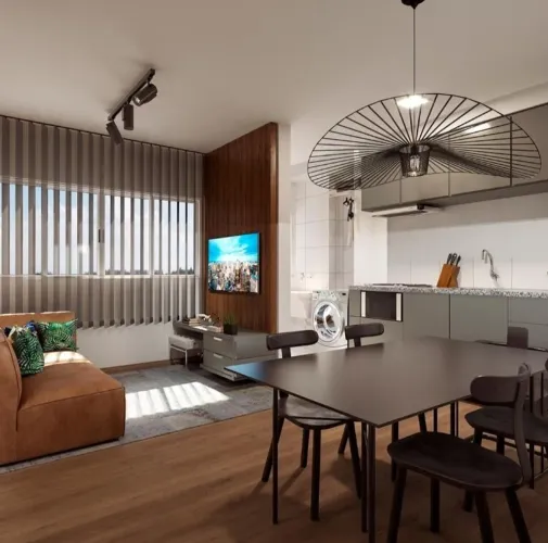 Flat com 1 dormitório à venda, 33 m² por R$ 320.000,00 - Condomínio Cidade Empresarial - A