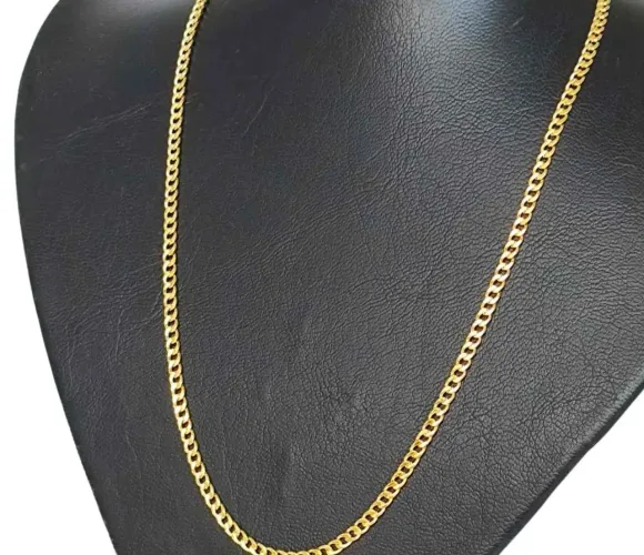 cordão de ouro 18k escama