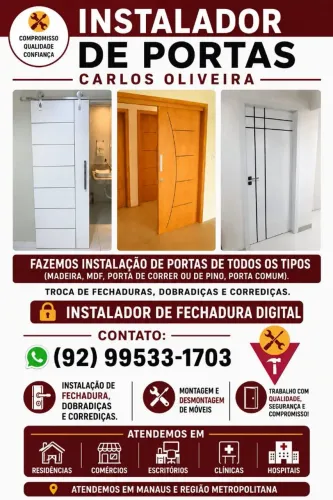INSTALADOR DE PORTAS - PROFISSIONAL