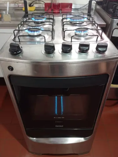 Fogão Consul inox (ENTREGO)