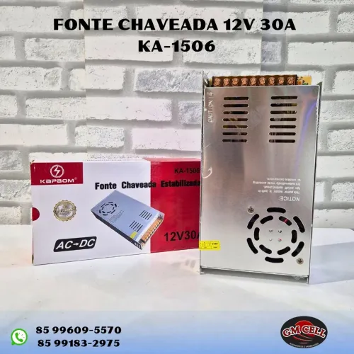 Fonte chaveada 12v 30a kapbom