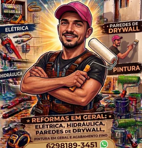 Pintor marido de aluguel pedreiro encanador eletricista gesseiro serralheiro Driwall