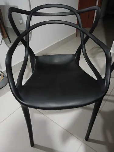 Vendo 6 cadeiras alegra preta