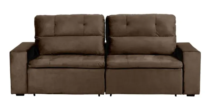 Sofá retrátil 3 lugares 