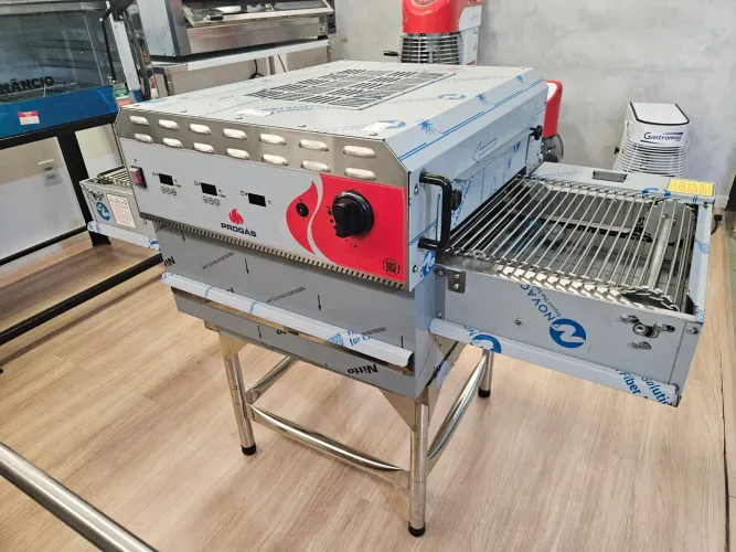forno hibrido de esteira 40cm para pizzas - novo