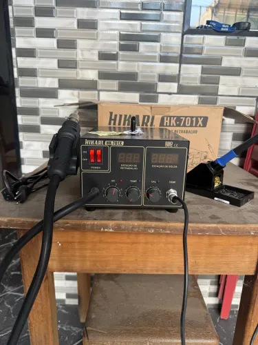 Estação Conjugada Digital Hikari HK-701X é um equipamento 2 em 1 de 750W 